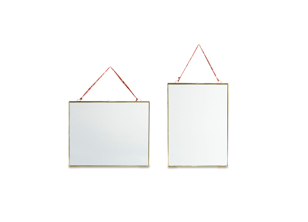 Extra Large Aged Brass Frame (Landscape & Portrait) Nkuku Kiko Homeplace