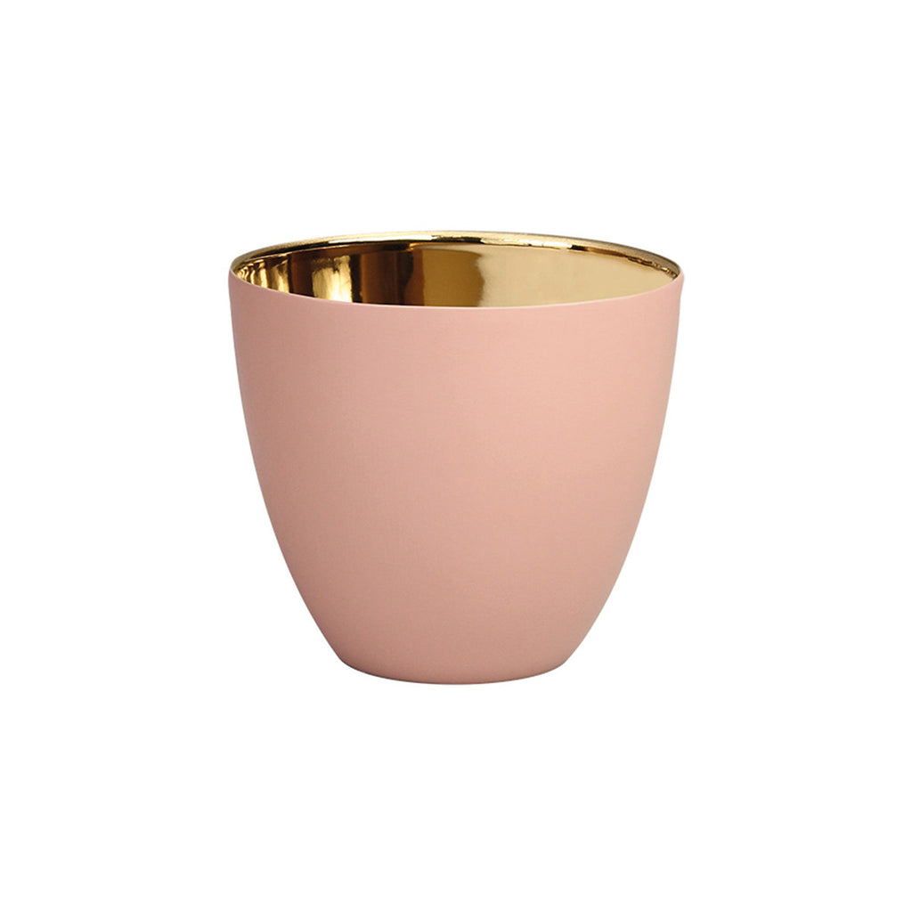 Rose Pink & Gold Tea Light Holder Homeplace
